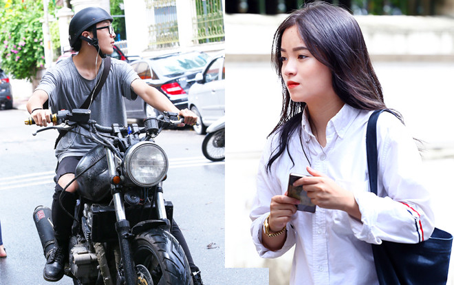 Sĩ tử ĐH Sân khấu Điện ảnh cưỡi siêu xe, ăn mặc như fashionista làm thủ tục dự thi năng khiếu Ảnh 2