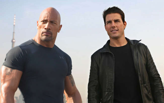 Dwayne Johnson và Tom Cruise mong muốn hợp tác cùng nhau trong các dự án phim hành động Ảnh 2