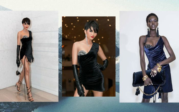 Chiếc váy sexy và gây tranh cãi nhất của H'Hen Niê bị phát hiện giống đồ nhà Versace đến kì lạ Ảnh 2