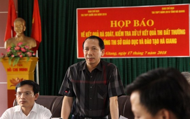 Phó chủ tịch tỉnh Hà Giang: 'Động cơ của việc sửa điểm là không trong sáng, nếu cần phải khởi tố' Ảnh 2