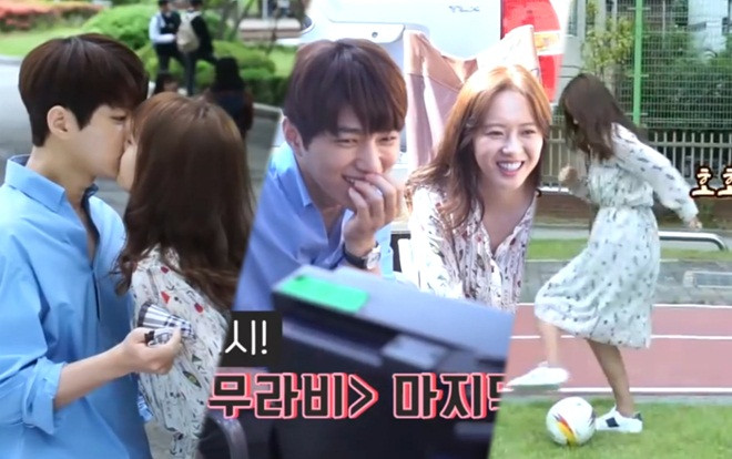 'Quý cô Hammurabi': Hậu trường cảnh hôn - Go Ara mặc váy đá bóng, chọc ghẹo L (Infinite) Ảnh 2