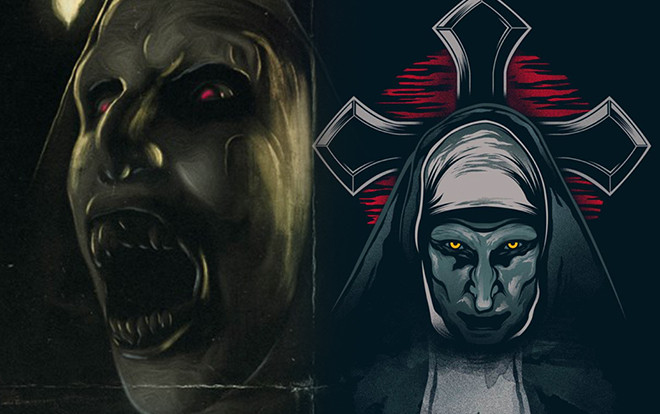 Xơ Valak lộ poster quỷ quyệt cho phim kinh dị mới ‘The Nun’ Ảnh 2