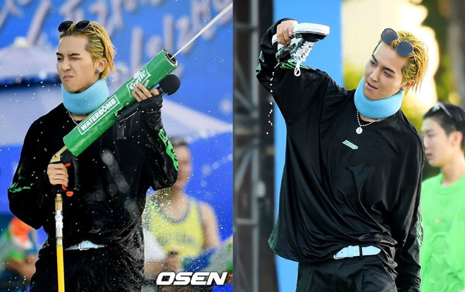 Fan thấp thỏm lo lắng vì Mino vẫn phải đi diễn trong tình trạng… chấn thương cổ Ảnh 2