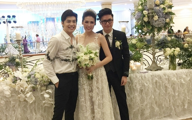 'Người tình một thuở' Noo Phước Thịnh xuất hiện cực bảnh bao mừng hôn lễ Á hậu Tú Anh Ảnh 2