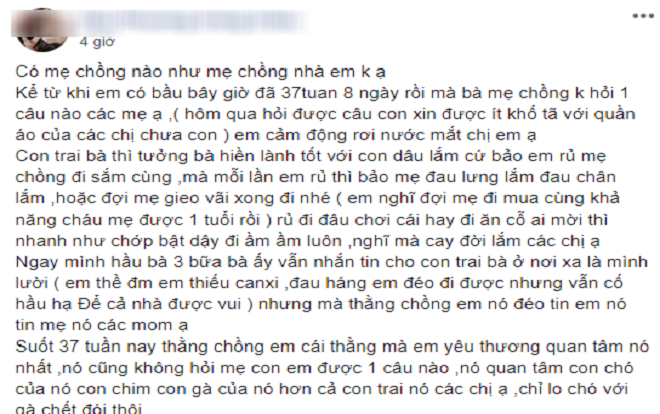 Mẹ chồng keo kiệt thu sạch lương của con trai nhưng con dâu bầu sắp đẻ không cho đồng nào, đi về muộn cũng chẳng được phần cơm Ảnh 2