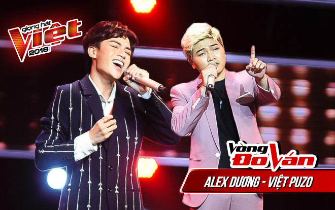Alex Dương - Việt Puzo tranh tài 'nghẹt thở', mở màn vòng Đo ván - The Voice 2018 Ảnh 2