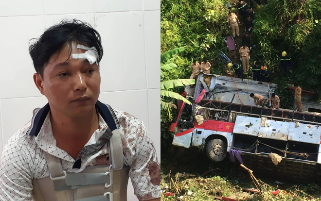 Vụ xe khách lao xuống vực 20 người thương vong: 'Lúc đó tôi chỉ biết lấy hai tay ôm đầu' Ảnh 2