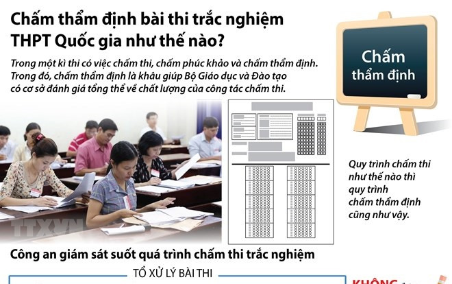 Chấm thẩm định bài thi trắc nghiệm THPT Quốc gia như thế nào? Ảnh 2
