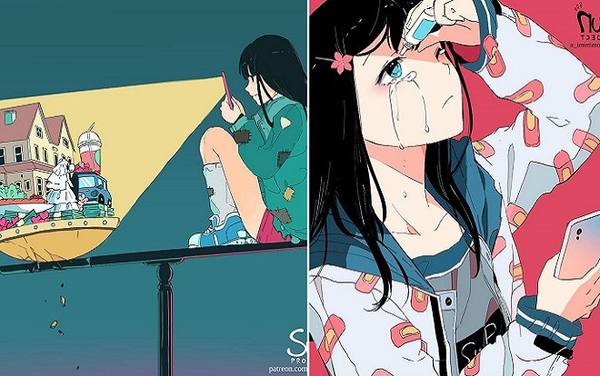 Bộ tranh về hiện thực cuộc sống khiến những người bị trầm cảm cũng phải e sợ bởi quá chân thực và trần trụi Ảnh 2