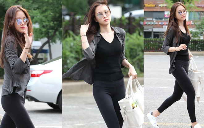 Lý do quần leggings trở thành vật bất ly thân của Nữ hoàng phòng gym Son Naeun Ảnh 2