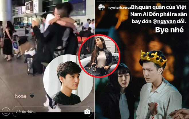 Giữa 'tâm bão' vì scandal, bạn gái Huỳnh Anh về nước, ôm chầm lấy bạn trai tại sân bay Ảnh 2