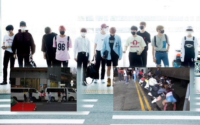 Wanna One tới Hong Kong: Fan cuồng thuê gần 10 chiếc xe bám đuôi, đi ăn cũng chẳng yên ổn Ảnh 2