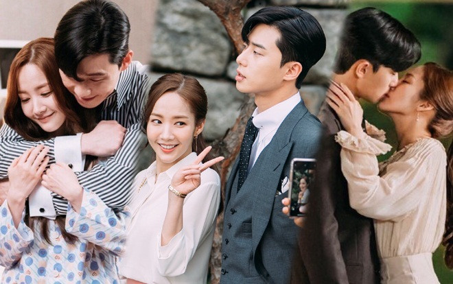 Loạt khoảnh khắc ngọt ngào của Park Seo Joon - Park Min Young trong 'Thư ký Kim' - Fan muốn tin họ không hẹn hò cũng khó Ảnh 2