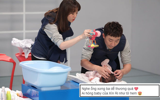 Nghe Trấn Thành xưng 'ba' lúc tắm trẻ, fan chỉ có một ước mong Ảnh 2