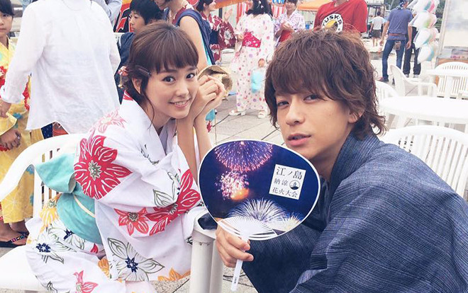 Nam thứ và nữ chính 'Có một người tôi yêu' (Suki na hito ga iru koto) nên duyên ngoài đời Ảnh 2