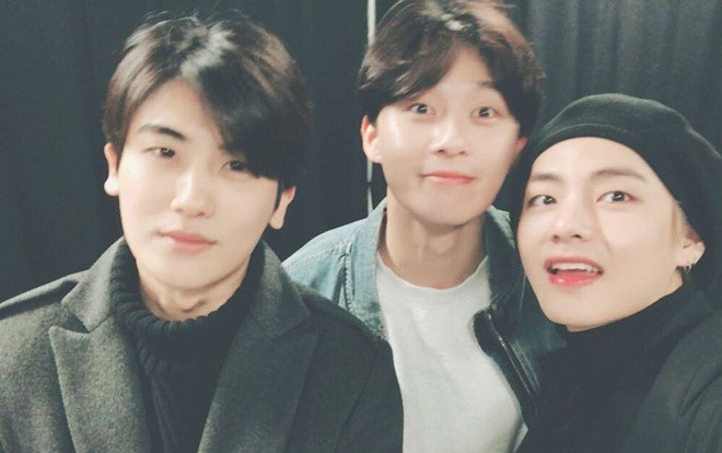 Park Seo Joon bật mí: Trước khi 'Thư ký Kim' hết, Tae Hyung (BTS) và Park Hyung Sik đã đến ngủ ở nhà tôi Ảnh 2