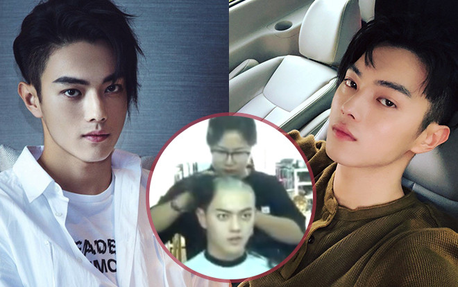 Cận cảnh màn cạo đầu 'cay đắng' của mỹ nam Hứa Khải để vào vai của 'Phó Hằng' trong 'Diên Hi công lược' Ảnh 2