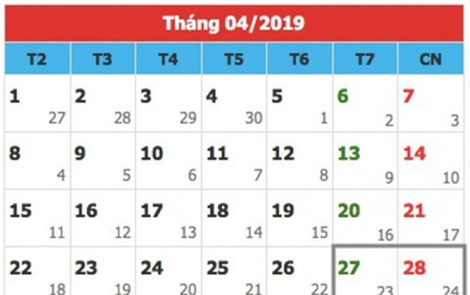Thủ tướng phê duyệt dịp lễ 30/4- 1/5/2019 sẽ được nghỉ 5 ngày Ảnh 2
