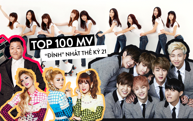 SNSD - PSY - BTS 'băng băng' thẳng tiến Top 100 MV 'đỉnh' nhất thế kỷ 21 Ảnh 2