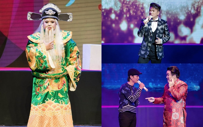 Đàm Vĩnh Hưng, Hoài Lâm bất ngờ tái ngộ trên sân khấu 'Vẽ 1 nụ cười' của Gia Bảo Ảnh 2