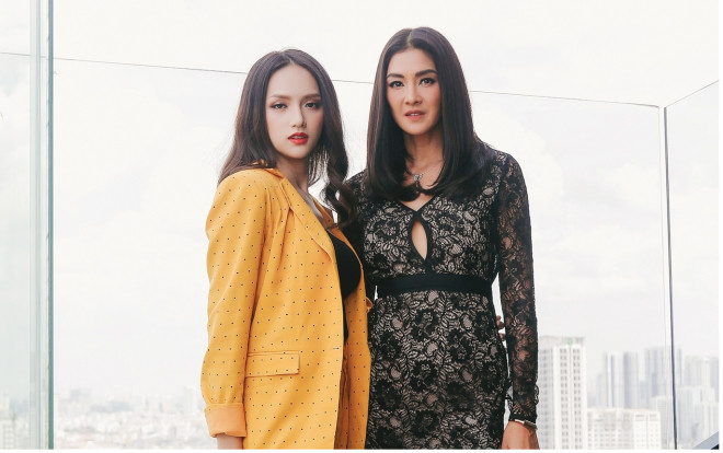 Hương Giang đẹp chuẩn từng centimet đọ sắc bên chị đại Lukkade Ảnh 2