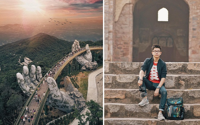 Chàng trai Malaysia nổi tiếng sau một đêm với bức ảnh chụp cầu Vàng Đà Nẵng gây bão MXH Ảnh 2