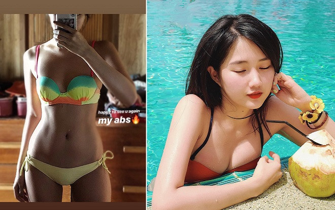 Kiều Trinh 'xíu' đốt mắt fans bằng ảnh khoe vòng bụng không chút mỡ thừa Ảnh 2
