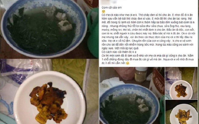 Nàng dâu ấm ức với bữa cơm ở cữ mẹ chồng chuẩn bị toàn thịt mỡ cháy đen và lạc rang ‘trường kỳ’ Ảnh 2