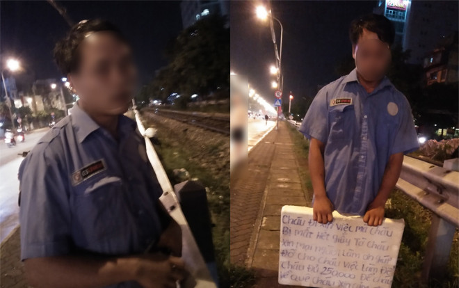 Thanh niên trẻ xăm trổ, cầm biển xin 250 nghìn để về quê khiến nhiều người tò mò Ảnh 2