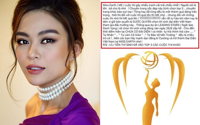 Nghi vấn mâu thuẫn 'tuột' mất cơ hội thi Hoa hậu Trái đất của Mâu Thủy? Ảnh 2