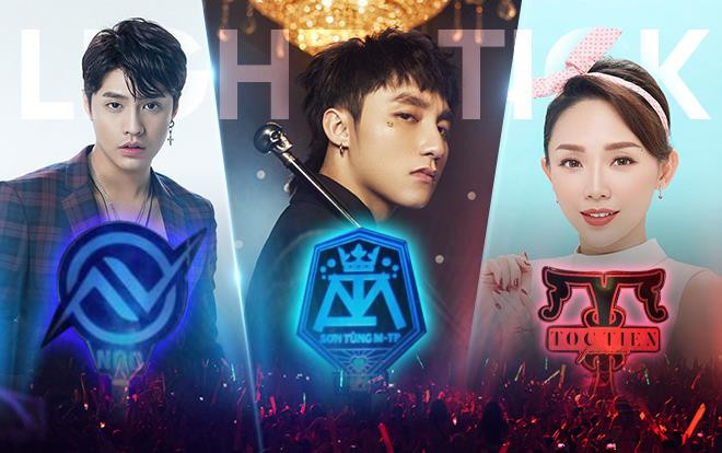 Cuộc chiến 'so găng' lighstick của sao Việt: Sơn Tùng chiếm thế 'thượng phong'! Ảnh 2