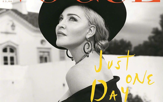 Hình ảnh đầy quyến rũ của nữ hoàng nhạc Pop Madonna trên bìa tạp chí danh tiếng Ảnh 2