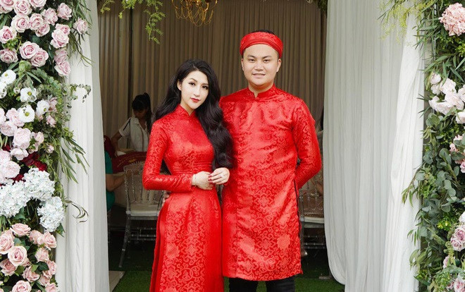 Lễ ăn hỏi lung linh, lãng mạn như phim của Vân Navy và chồng doanh nhân Ảnh 2