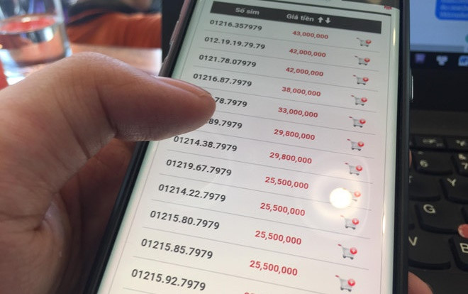 SIM 11 số tăng giá 5-10 lần chỉ sau vài tháng Ảnh 2