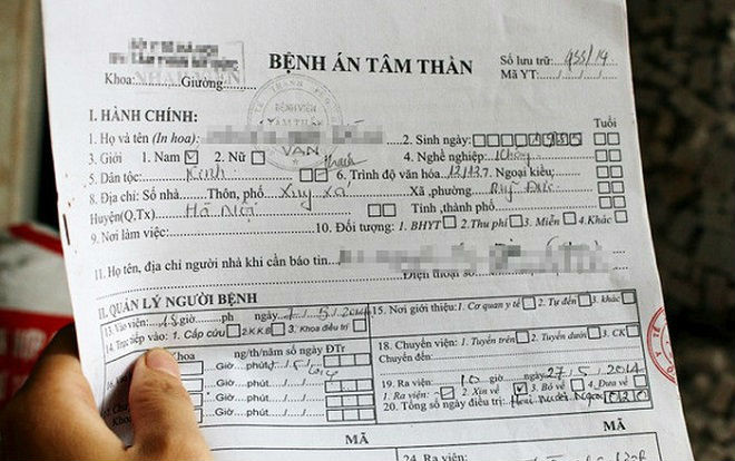 Hàng loạt giang hồ cộm cán 'chạy' bệnh án tâm thần để trốn tội Ảnh 2