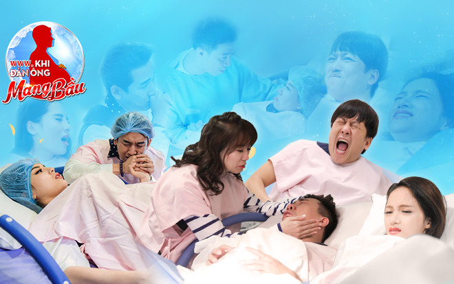 Tập cuối Manbirth: Song Giang - Kỳ Vĩ mẹ tròn con vuông, Trấn Thành - Hari khóc cười tính chuyện sinh em bé Ảnh 2