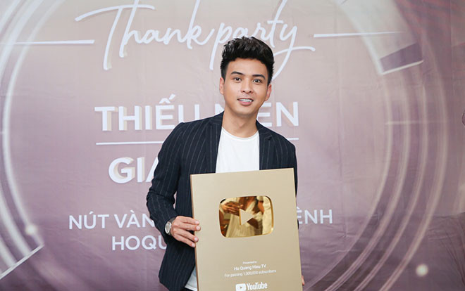 Sau Sơn Tùng M-TP, Hồ Quang Hiếu là ca sĩ Việt Nam thứ 3 đạt nút vàng YouTube Ảnh 2