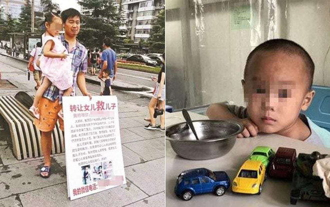 Bố treo biển rao bán con gái để cứu con trai khiến dư luận phẫn nộ Ảnh 2