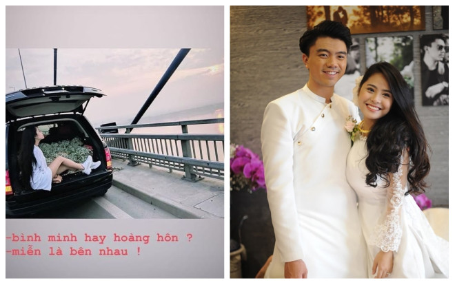 Dậy từ 3 giờ sáng để bí mật kỉ niệm 5 năm yêu nhau, ông xã Kiều Anh còn viết ngôn tình khiến chị em phát hờn Ảnh 2