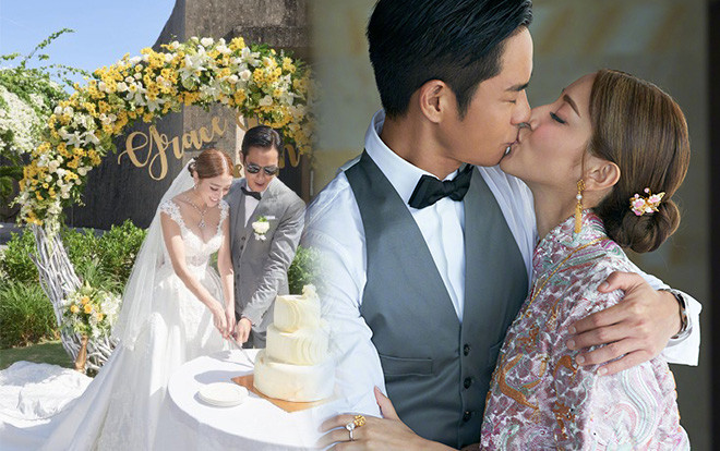 Toàn cảnh đám cưới cổ tích của tài tử TVB Trịnh Gia Dĩnh và hoa hậu Hongkong Trần Khải Lâm tại Bali Ảnh 2