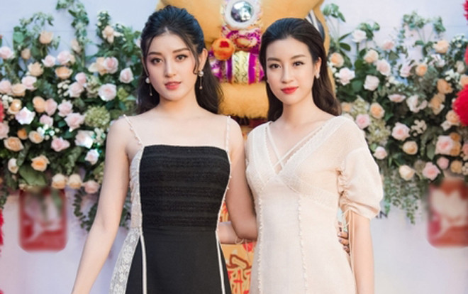 Đỗ Mỹ Linh - Huyền My ngọt ngào như kẹo bông khiến fan ngơ ngẩn ngắm nhìn Ảnh 2