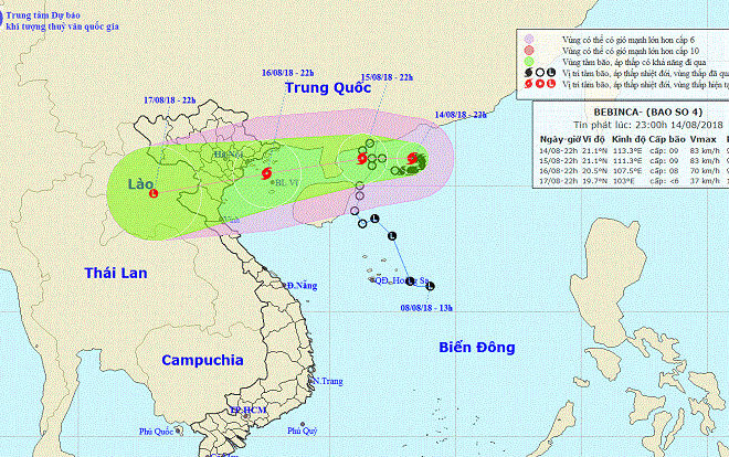 Bão số 4 tăng tốc vào đất liền, sức gió mạnh nhất giật cấp 11 Ảnh 2