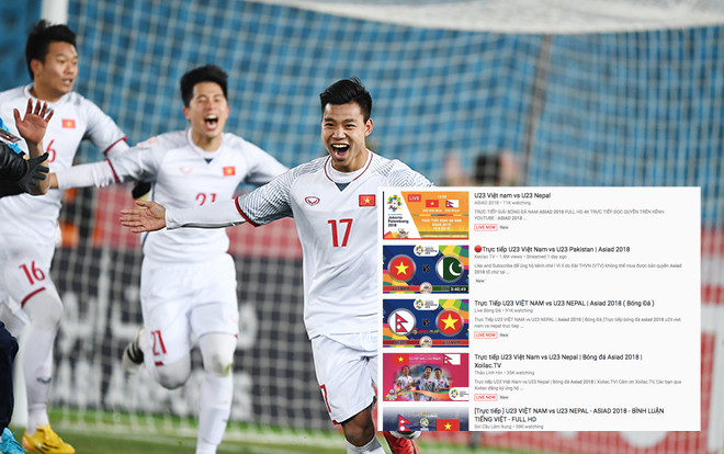 Không có bản quyền, người hâm mộ Việt vẫn dễ dàng được xem Olympic Việt Nam đá tại ASIAD 2018 Ảnh 2