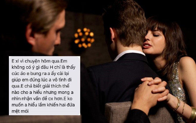 Bắt gặp người lạ 'cài cúc áo' hộ bạn gái lúc nửa đêm, anh chàng 'xấu số' bất ngờ được hội chị em nhận làm chồng khi xem Facebook Ảnh 2