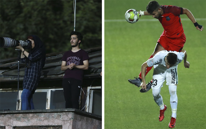 Bị cấm vào sân vận động, cách nữ phóng viên này tường thuật một trận đấu bóng đá khiến nhiều người ngưỡng mộ Ảnh 2