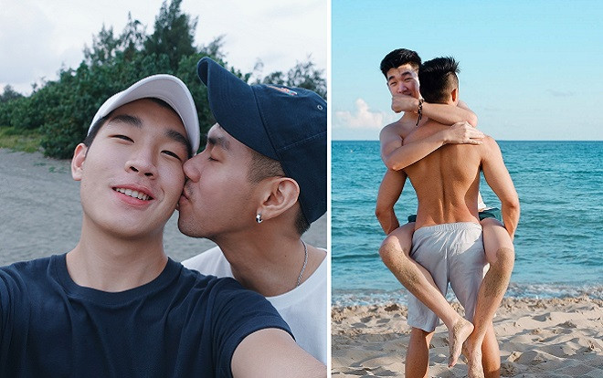 Cặp đồng tính nam Đài Loan đều sở hữu nét đẹp trai, cute và body nóng bỏng hết phần người khác Ảnh 2