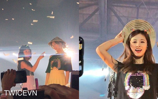 ONCE Việt đâu hết rồi: TWICE đội nón lá fan tặng ngay trong concert kìa! Ảnh 2