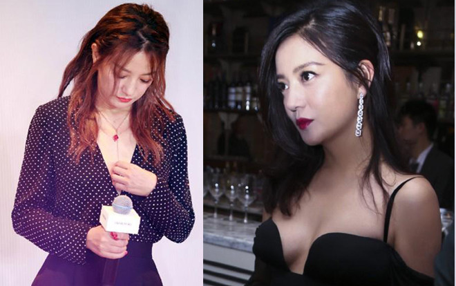 Giảm cân thành công nhưng Triệu Vy lại luống cuống khi mặc áo hở vì vòng 1 đã bốc hơi Ảnh 2