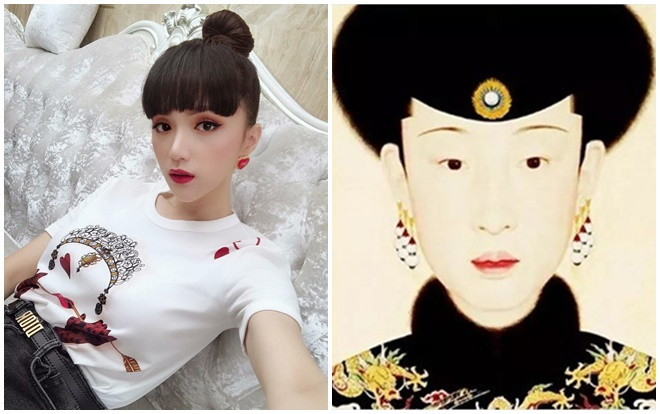 Đến hoa hậu Hương Giang cũng 'họa mặt' ma mị chạy theo trend Diên Hi công lược Ảnh 2