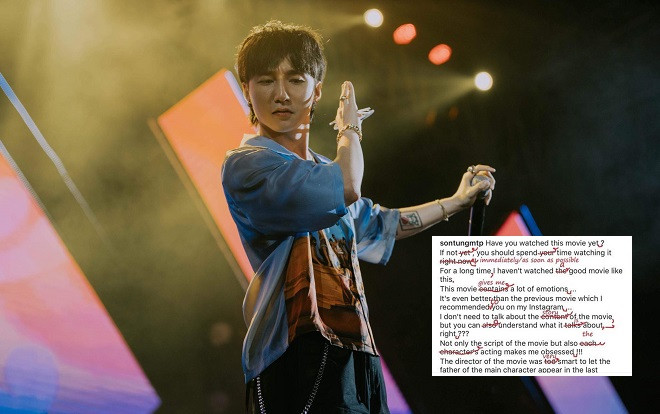 Dân mạng 'bóc phốt' status viết bằng tiếng Anh của Sơn Tùng M-TP be bét lỗi chính tả Ảnh 2